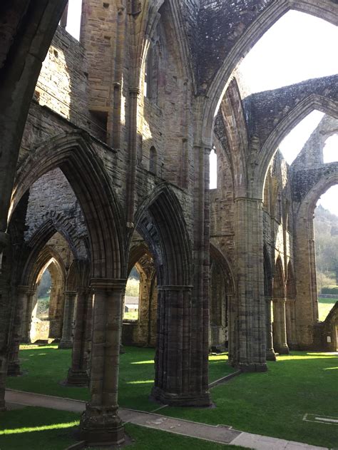 The Spectacular and Lonely Ruins of Tintern Abbey on the River Wye ...