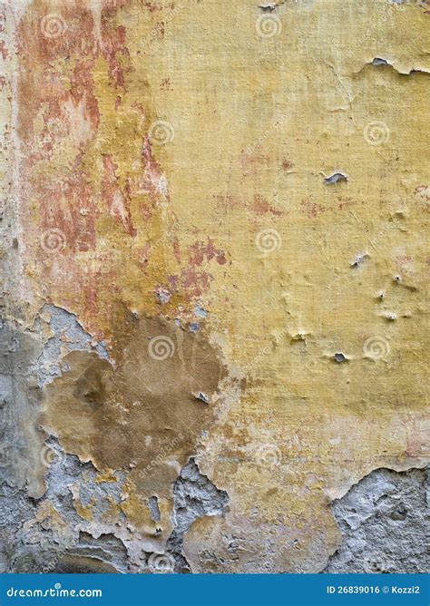 Cracked paint on a wall stock photo. Image of background - 26839016