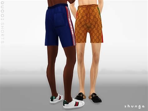 SHUNGA - GUCCI Shorts - The Sims 4 Download - SimsDomination | Sims 4 ...