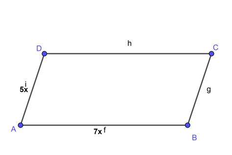 Two adjacent sides of a parallelogram are in the ratio 5:7. If the ...