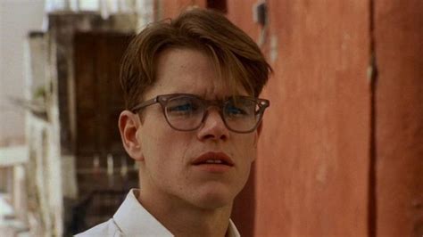 Glasses of view of Tom Ripley (Matt Damon) in The Talented Mr Ripley ...