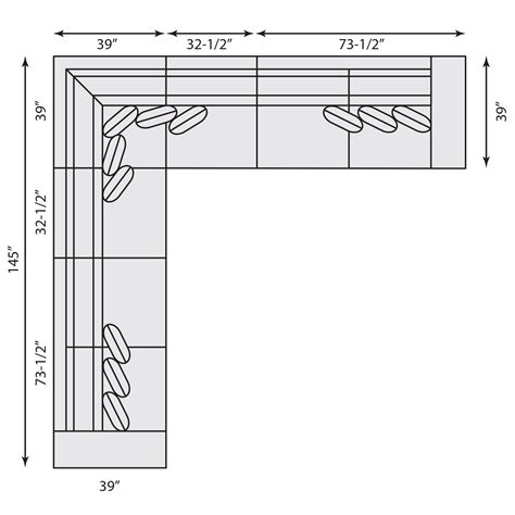 Corner Sofa Dimensions - Emi Furniture