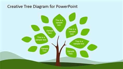 Creative Tree Diagram PowerPoint Template - SlideModel