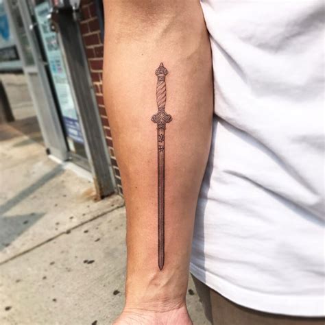 Simple Sword Tattoo