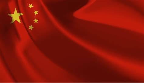 Premium Vector | Waving flag of the China. Waving China flag