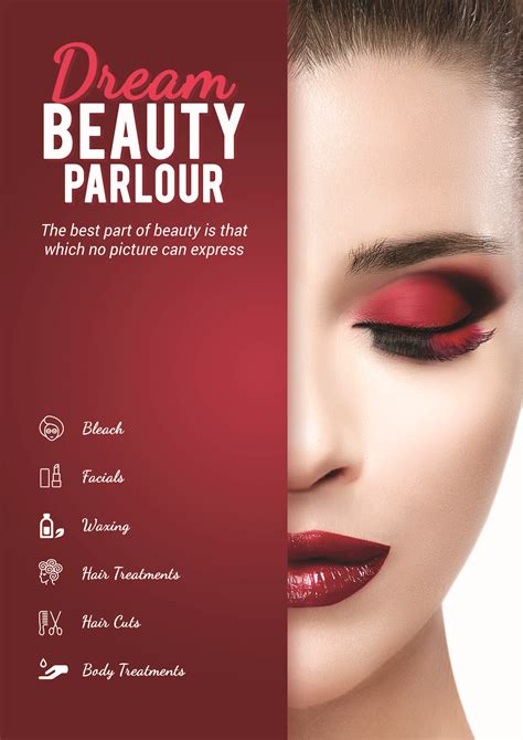 Beauty Parlor Brochure | Beauty salon posters, Beauty posters, Makeup ...