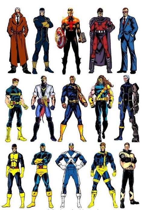 X Men Cyclops Costume Comic