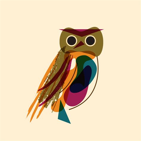 animated owl gif owl quirky owl illustrated owl funny owl happy owl ...