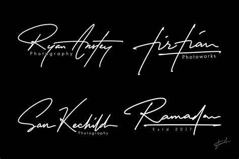 Premade Custom Cursive Handwritten Logo, Real Handwritten Signature ...