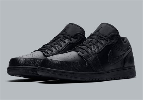 The Air Jordan 1 Low Triple Black Is Returning Soon | Black sneaker ...