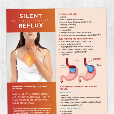 Silent or Laryngopharyngeal Reflux – Adult and pediatric printable ...