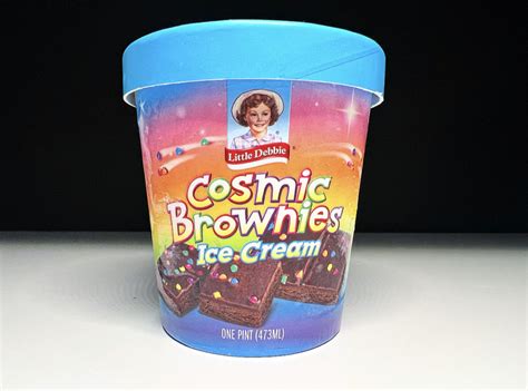 REVIEW: Little Debbie Cosmic Brownies Ice Cream - Junk Banter