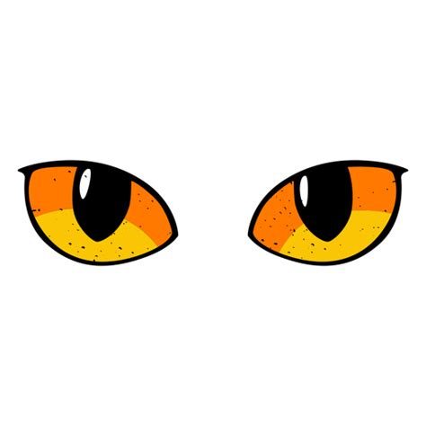 Cat Eyes Illustration PNG & SVG Design For T-Shirts