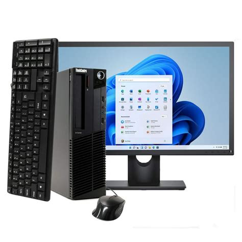 Refurbished Windows 11 Pro 64bit Fast Lenovo M90 Desktop Computer Tower ...