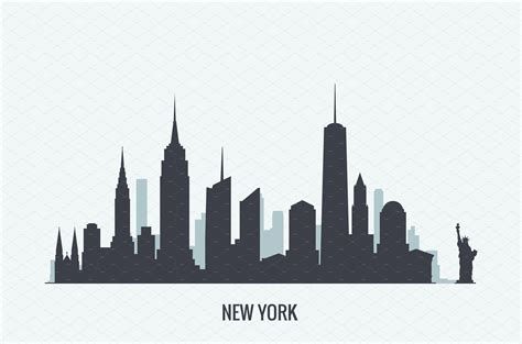 New York skyline, an Illustration by GlebTagirov | New york painting ...