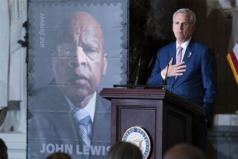 Stamp of civil rights icon John Lewis unveiled in ceremony at the US ...