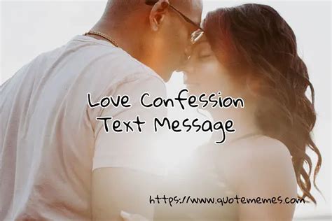 Sweet Love Confession Text Message for Her/Him