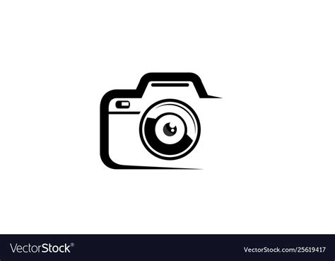 Creative black abstract camera logo design symbol Vector Image , #AD, # ...