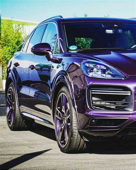 Purple💜💜💜Porsche Cayenne😍👍 . . . #purple #porschetaycan #supercar #pors…