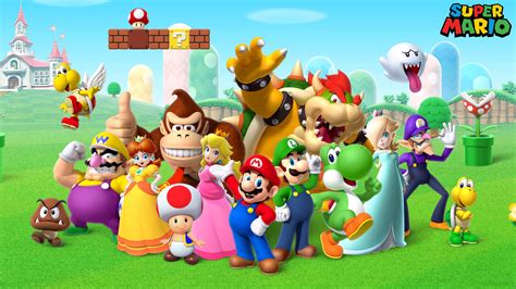 Super Mario All Characters