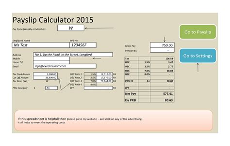 40+ Free Payroll Templates & Calculators ᐅ TemplateLab