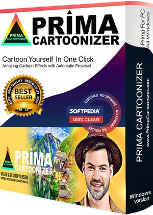 Cartoonize YourSelf with Prima Cartoonizer v5.4.4