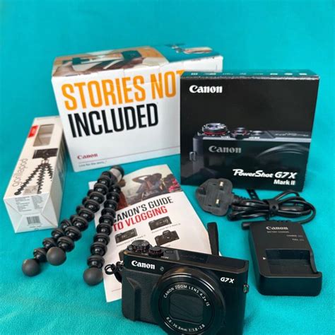 CANON PowerShot G7X Mark II Compact Camera Vlogging Kit - Depop