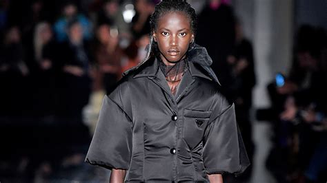 Anok Yai Makes History as the Second Black Model to Open the Prada Show ...