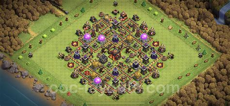 Best Anti 3 Stars Base TH10 with Link, Hybrid - Town Hall Level 10 Base ...