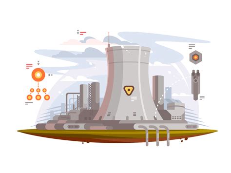 Nuclear reactor illustration - Kit8