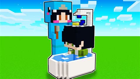 Minecraft Omz BATHTUB BUILD?!? - Build Battle Minigame - YouTube