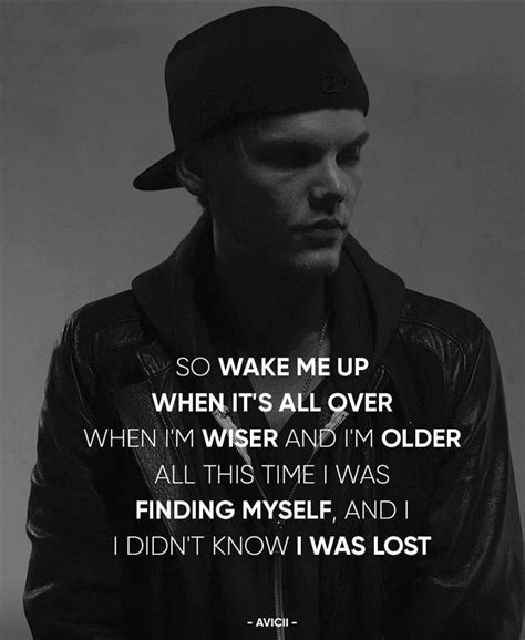 Avicii - "Wake Me Up" | Letras de canciones, Frases de famosos, Canciones