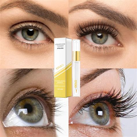 EFERO Eyelash Enhancer Serum Eyelash Growth Treatment Serum Eyelashes ...