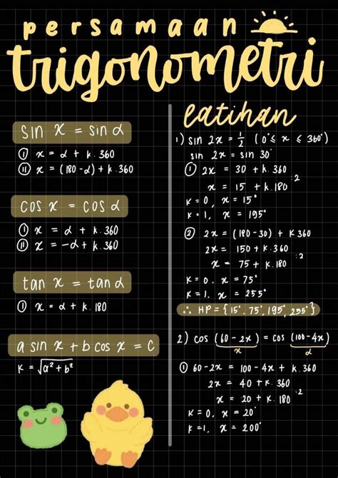 Persamaan Trigonometri | Matematika Minat Kelas XI - Clearnote ...