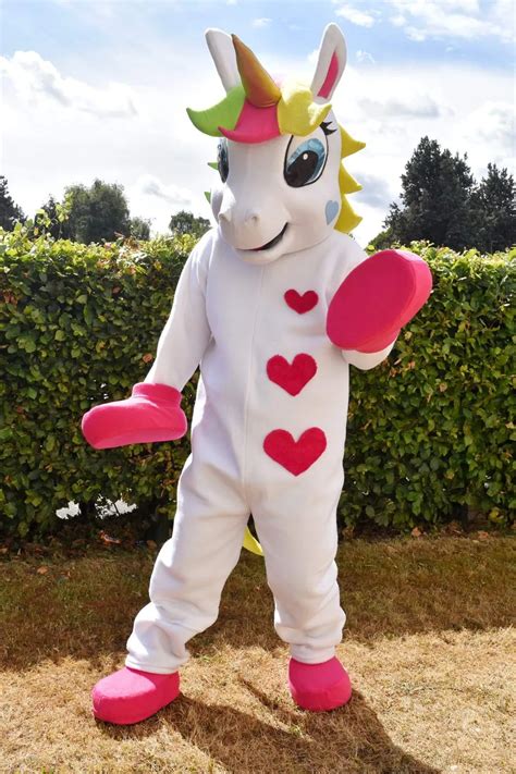 Unicorn Mascot Costume pony mascot costume Rainbow pony fancy dress ...