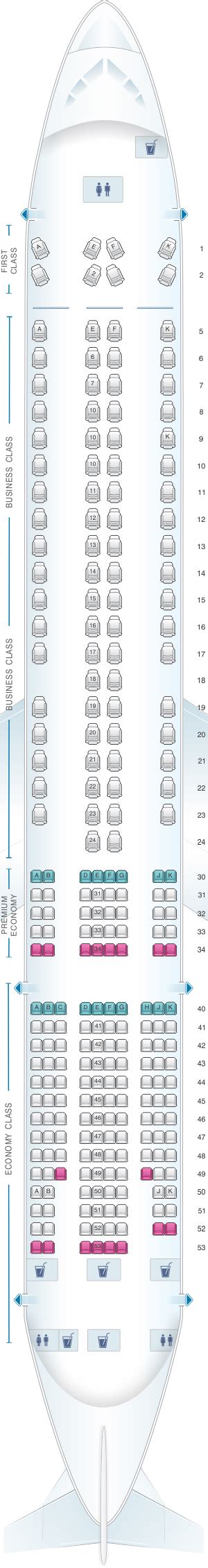 British Airways Boeing 777 300 Seat Map | Elcho Table