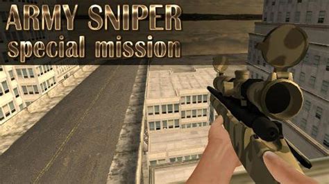 Army sniper: Special mission for Android - Download APK free