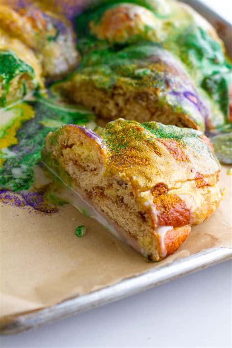 King Cake with Cream Cheese Filling - Kenneth Temple