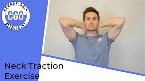 Neck Traction Exercise - YouTube