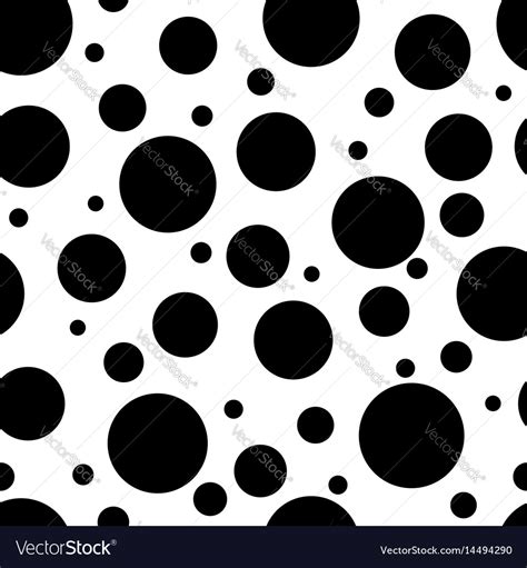 Black circles on white background Royalty Free Vector Image