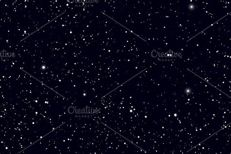 Space with stars vector background | Custom-Designed Graphic Patterns ...