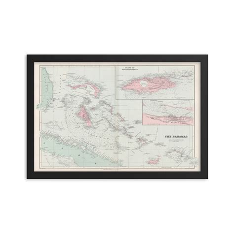 Old Bahamas Map 1904 Vintage Lucayan Archipelago Atlas - Etsy