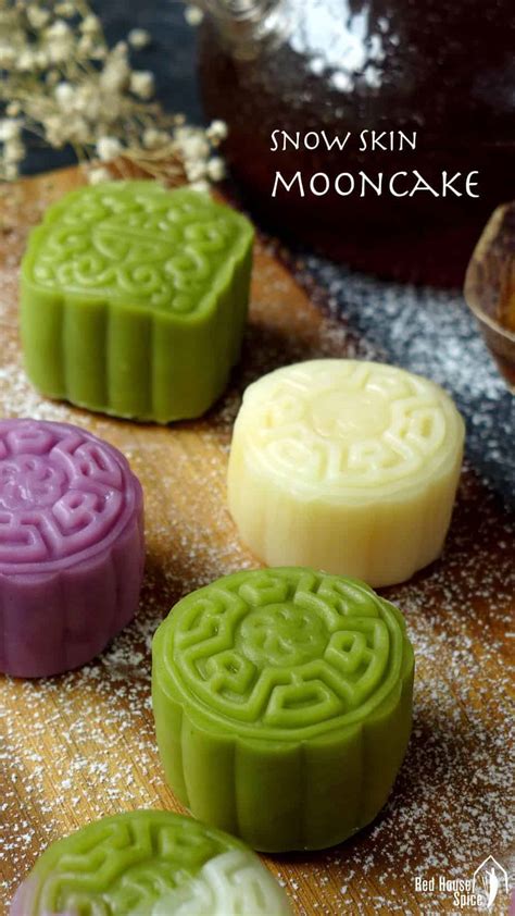 Snow skin mooncake with custard filling | Red House Spice