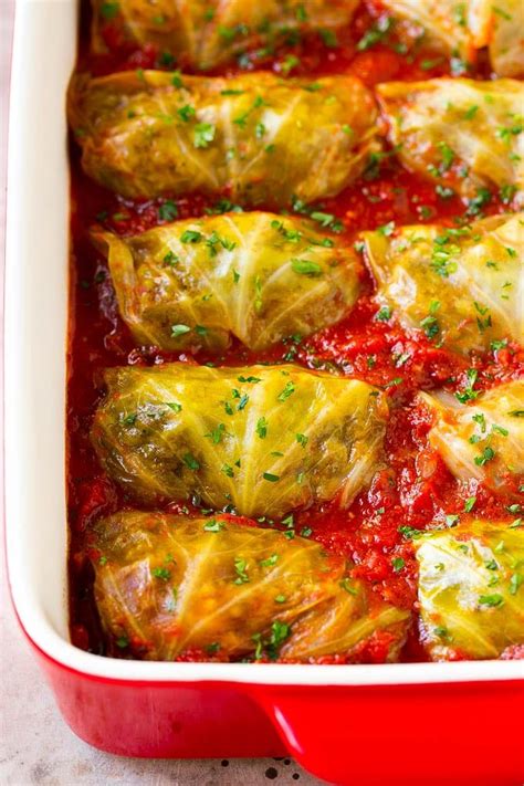 Stuffed Cabbage Rolls | Cabbage recipes, Baked cabbage, Best cabbage ...