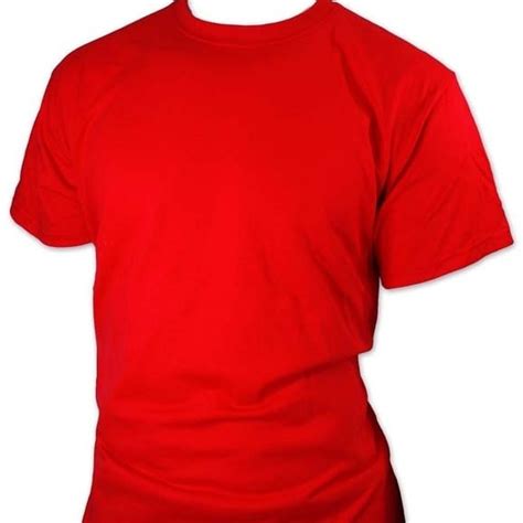 Mens Plain Red Round Neck T-Shirts, Size : XL at Rs 90 / Piece in ...