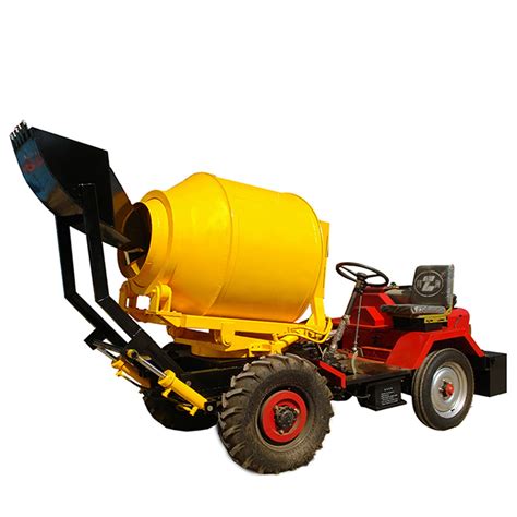 Gt80 Hydraulic Transmission Self Loading Mobile Concrete Mixer/ Cement ...