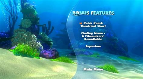 Finding Nemo (2003) - DVD Movie Menus