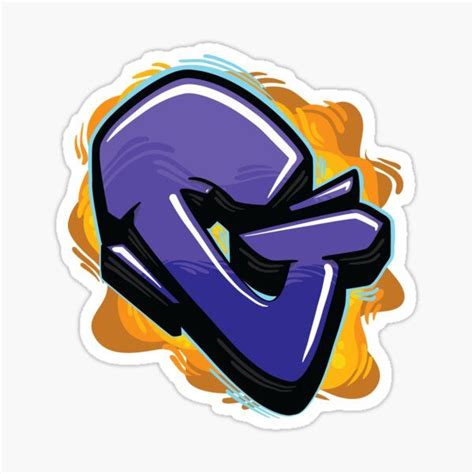 "Graffiti Letter O" Sticker for Sale by NameGraffiti | Graffiti letter ...