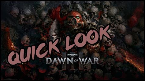 Dawn of War 3 - Multiplayer Beta Quick Look (Gameplay) - YouTube