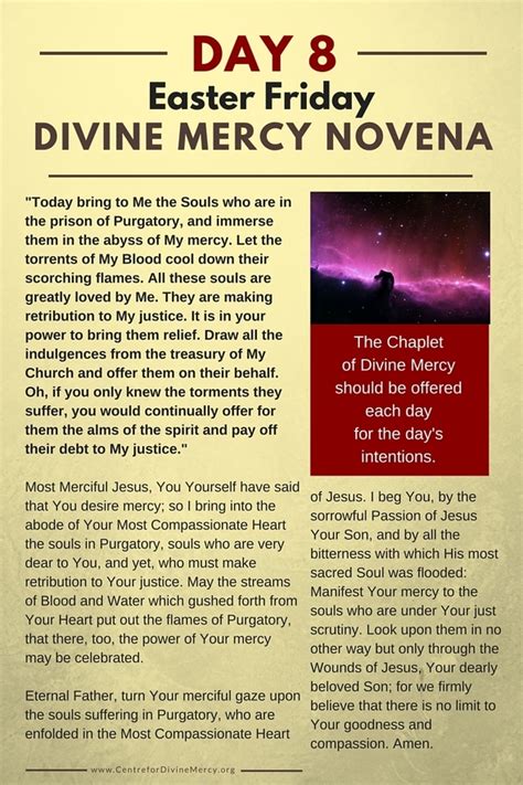 Centre for Divine Mercy :: 9 Day Novena to Divine Mercy :: A Global ...